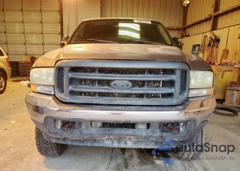 2002 Ford F250 Super Duty from USA, damaged, VIN 1FTNW21F72EC61182